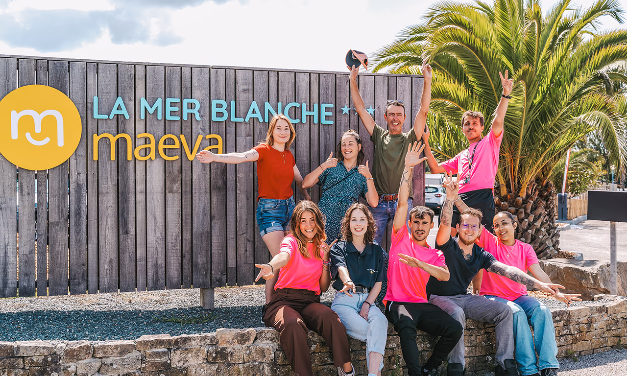 het team camping la mer blanche maeva benodet