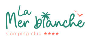 Logo La Mer Blanche, camping club quatre étoiles.