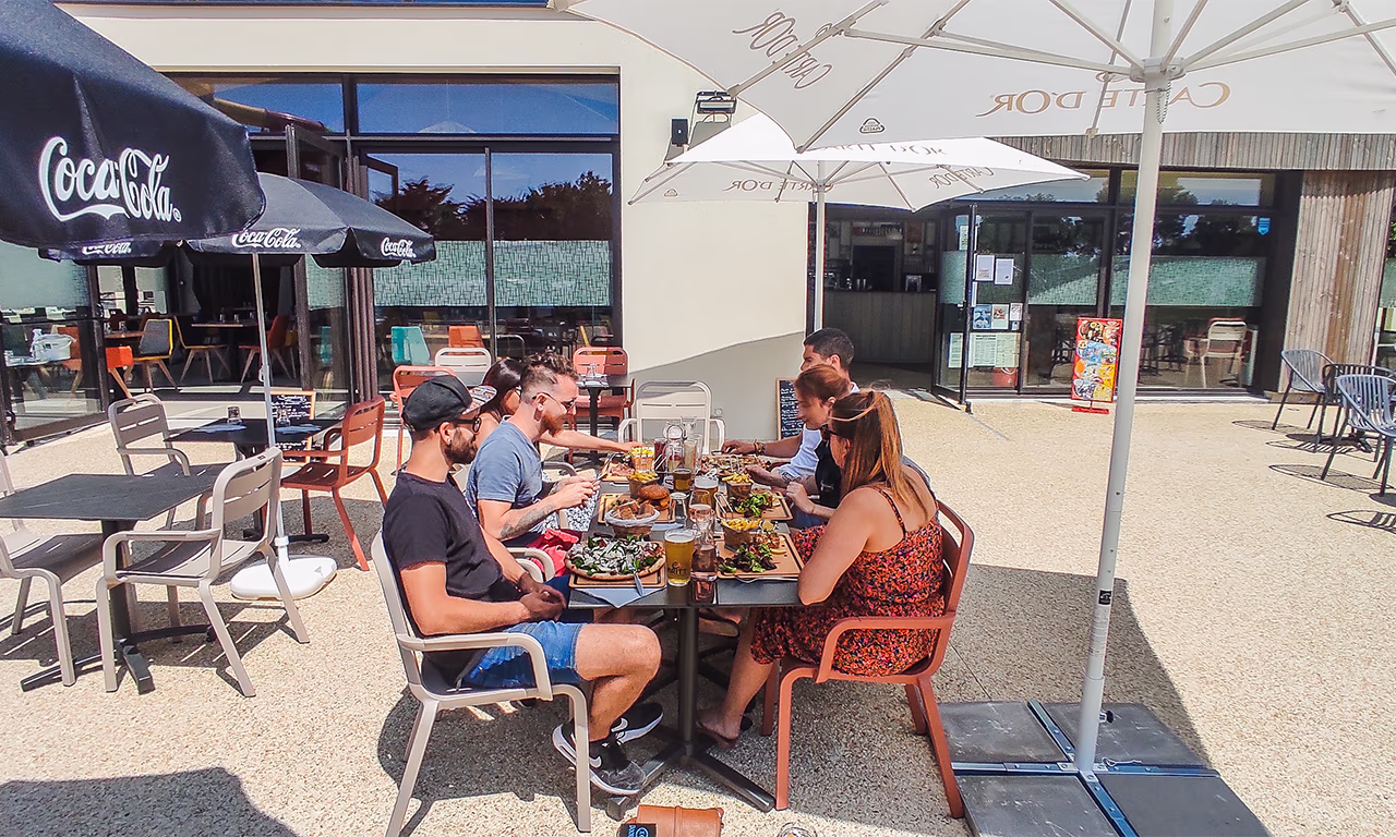 terras restaurant camping la mer blanche maeva benodet
