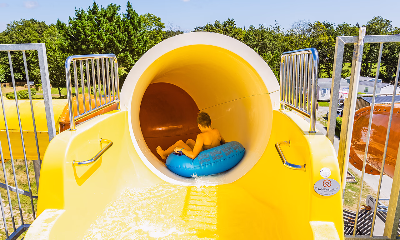 buis waterglijbaan camping la mer blanche maeva benodet