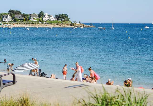 activiteiten in de haven van Bénodet