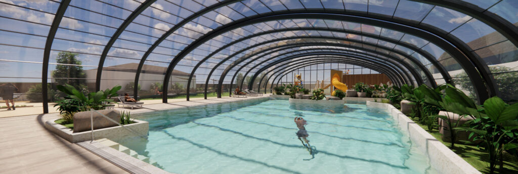 camping avec piscine chauffee et couverte finistere sud