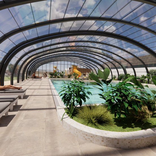 camping piscine couverte finistère sud