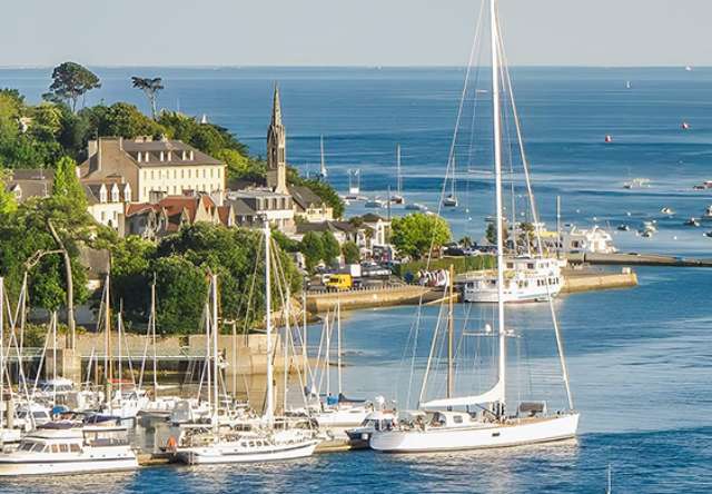 De haven van Bénodet