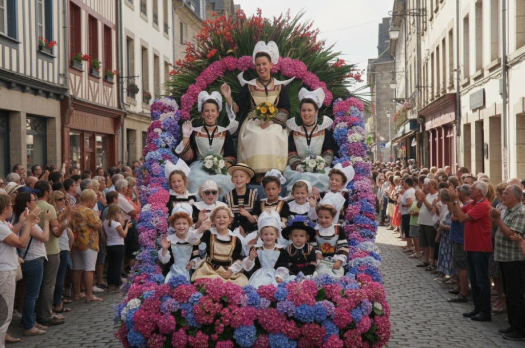 Fête des fleurs d'Ajonc à Pont Aven