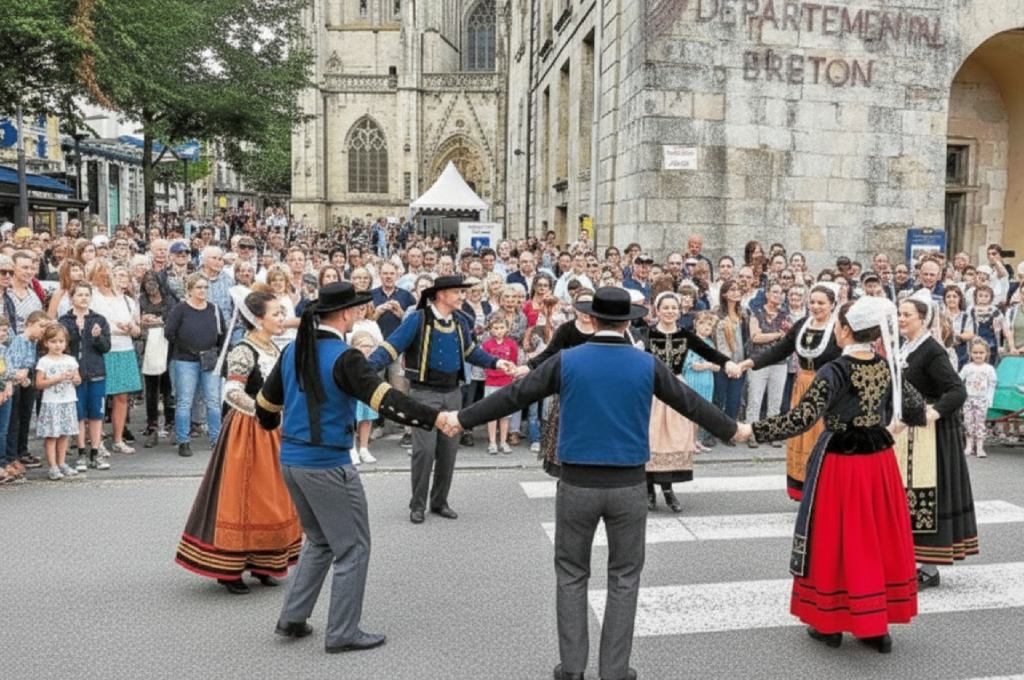 fete bretonne- le festival de Cornouaille à Quimper