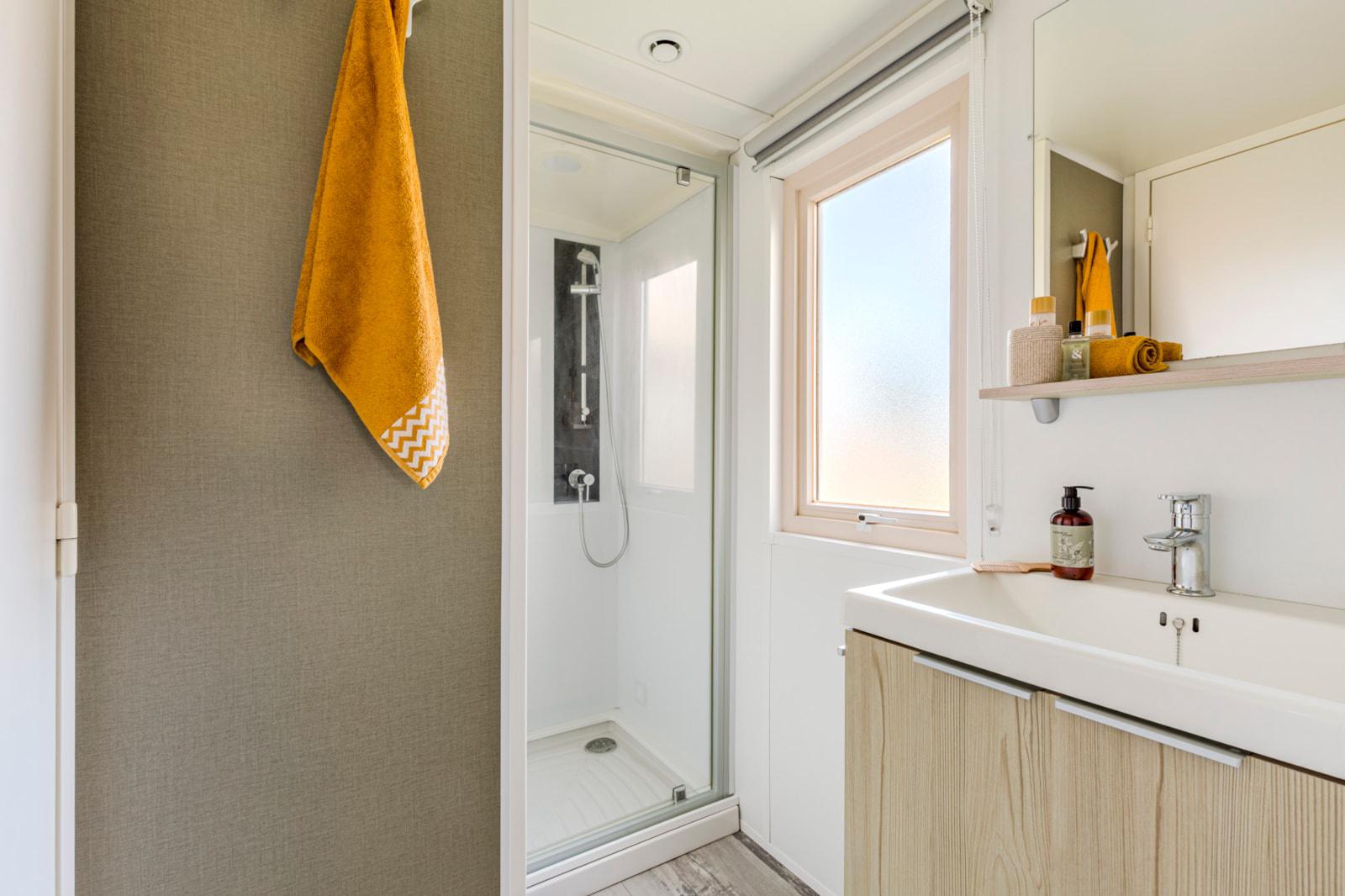 salle de bains mobil-home finistere sud